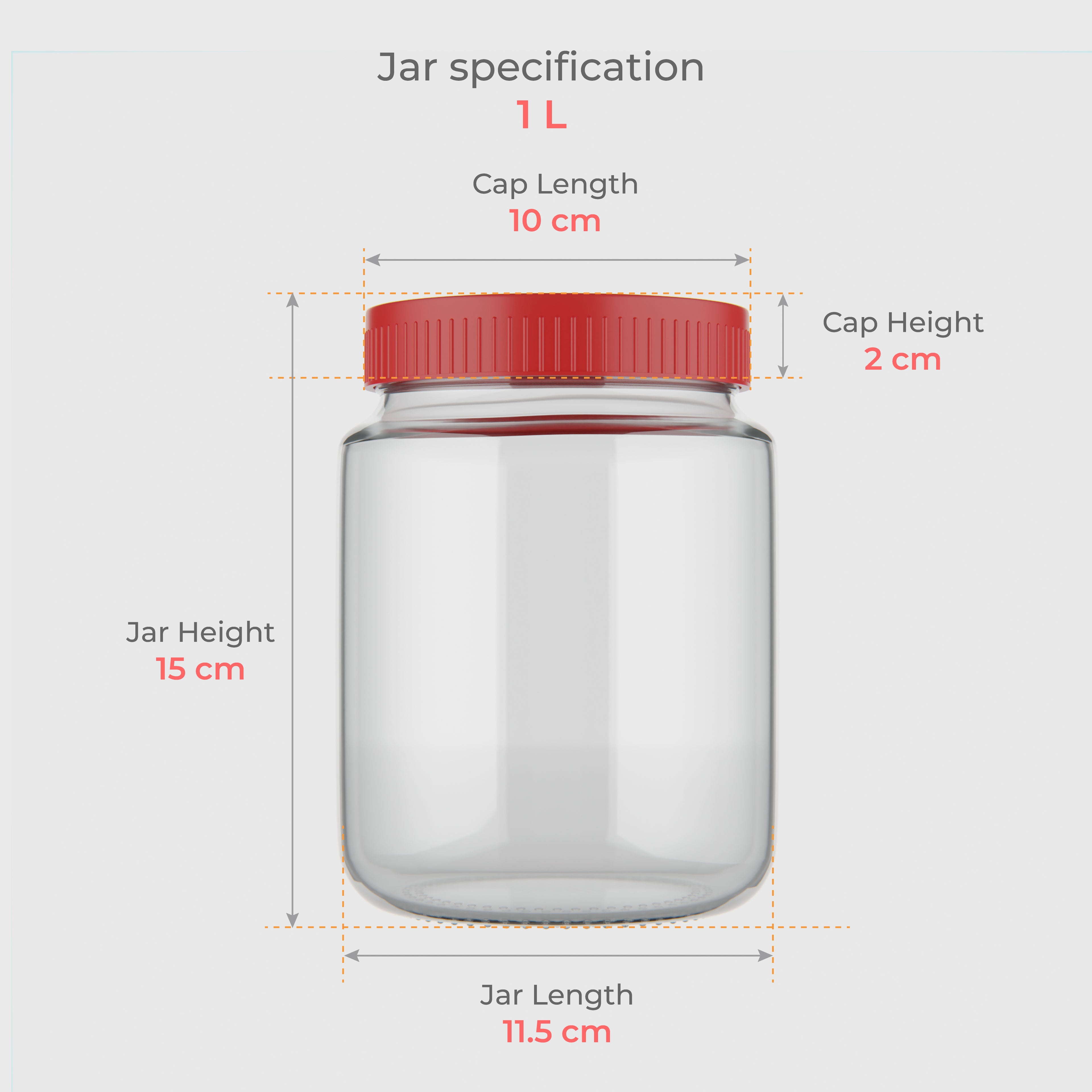 1 LTR Multipurpose Containers