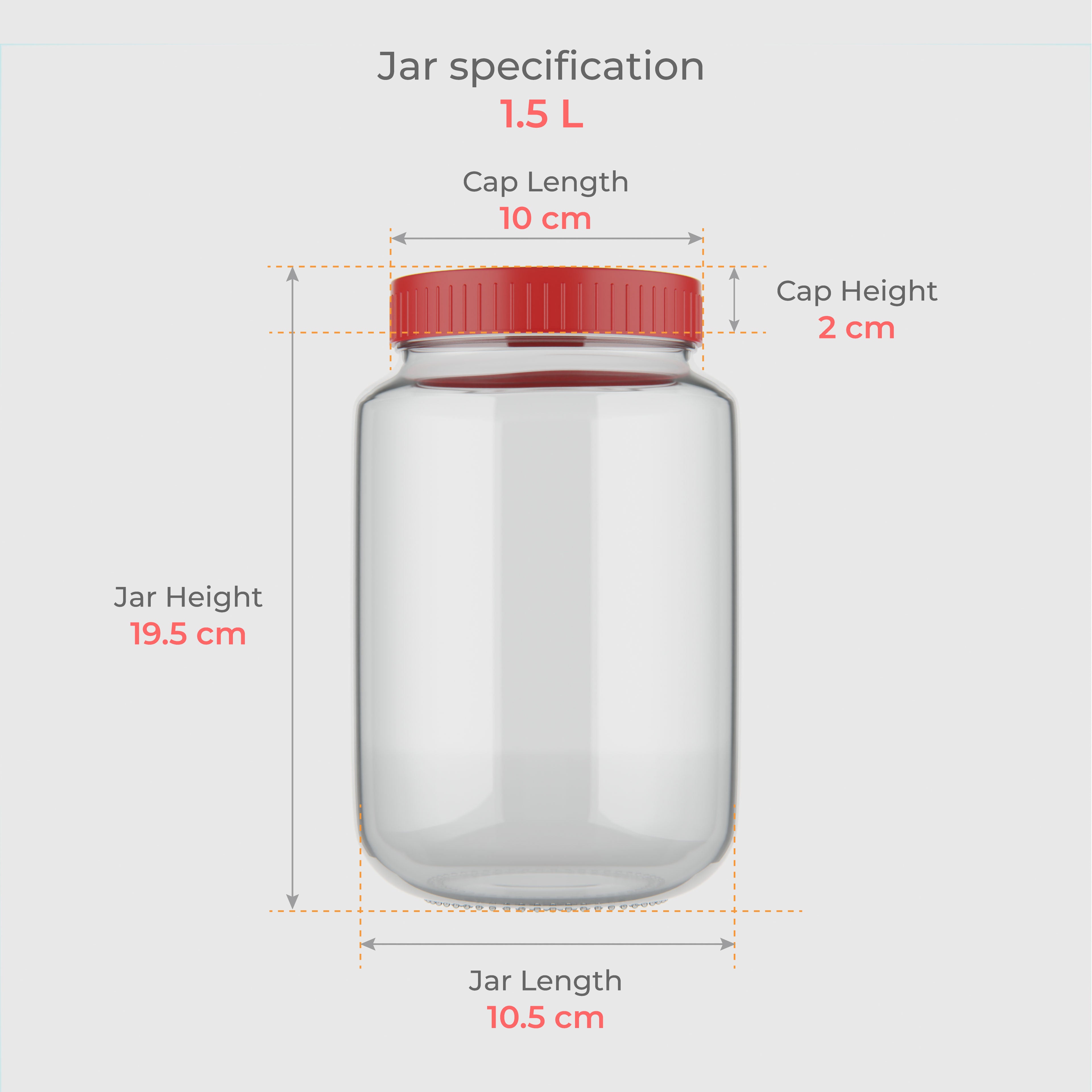 1.5 LTR Multipurpose Containers