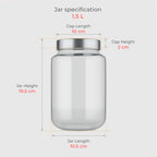 1.5 LTR Multipurpose Containers