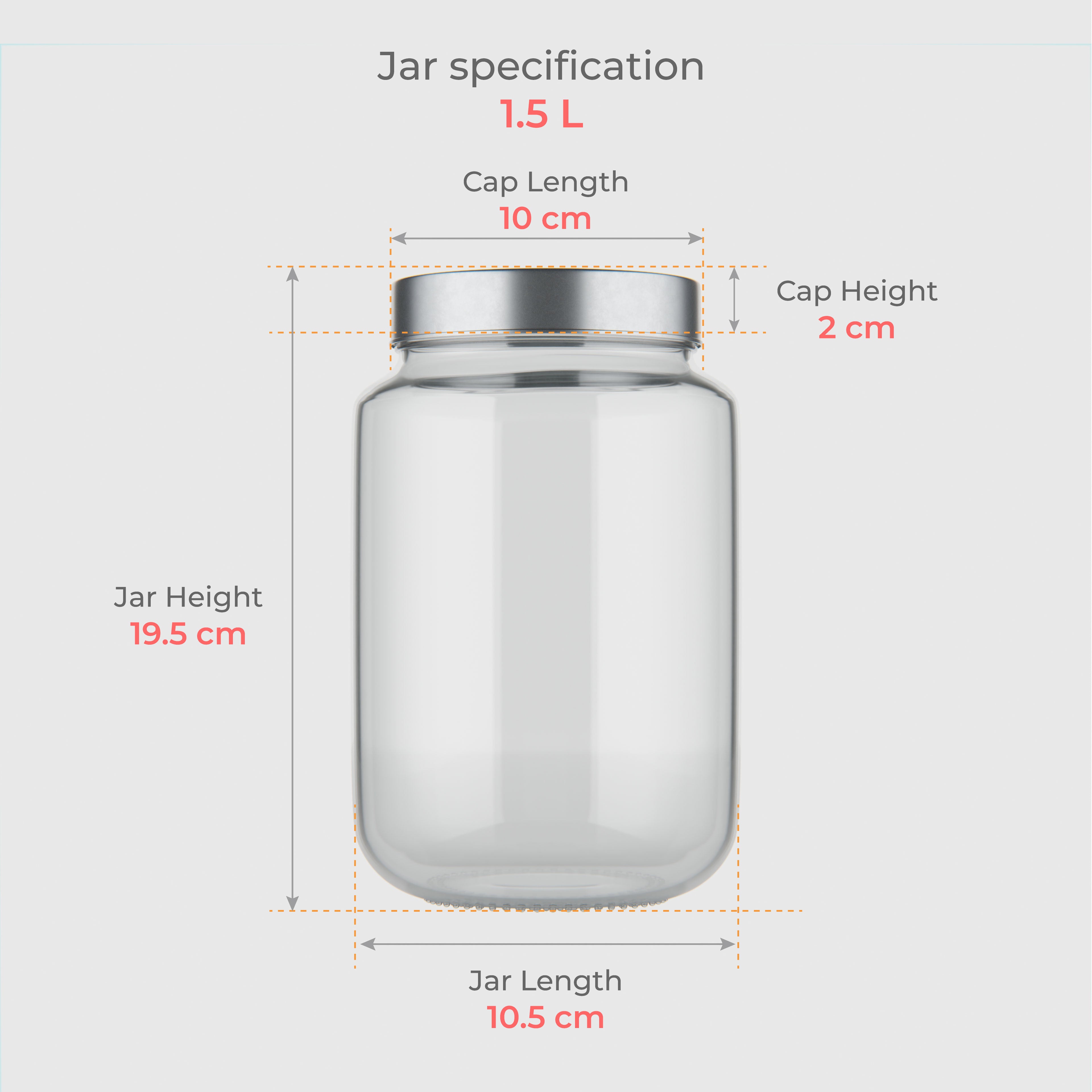 1.5 LTR Multipurpose Containers