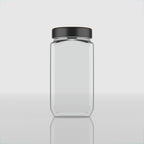 1000 ML Cubical Glass Storage Jars