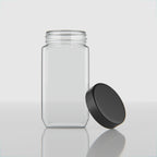 1000 ML Cubical Glass Storage Jars
