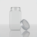 1000 ML Cubical Glass Storage Jars