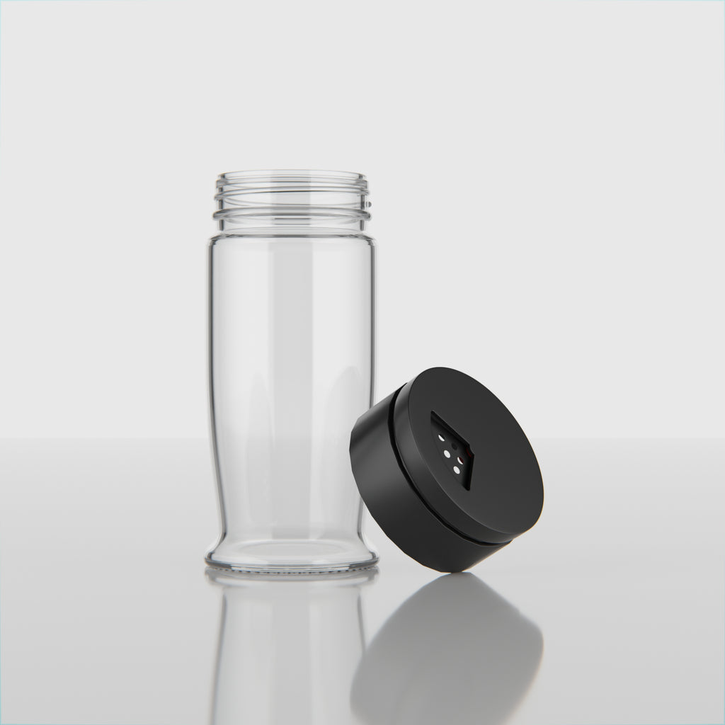 100 ML Miso Salt & Pepper Shaker with Black & Red Cap