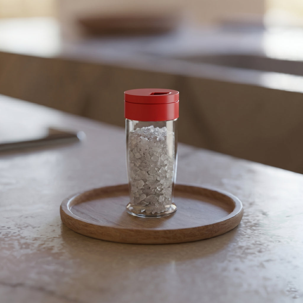 100 ML Miso Salt & Pepper Shaker with Black & Red Cap