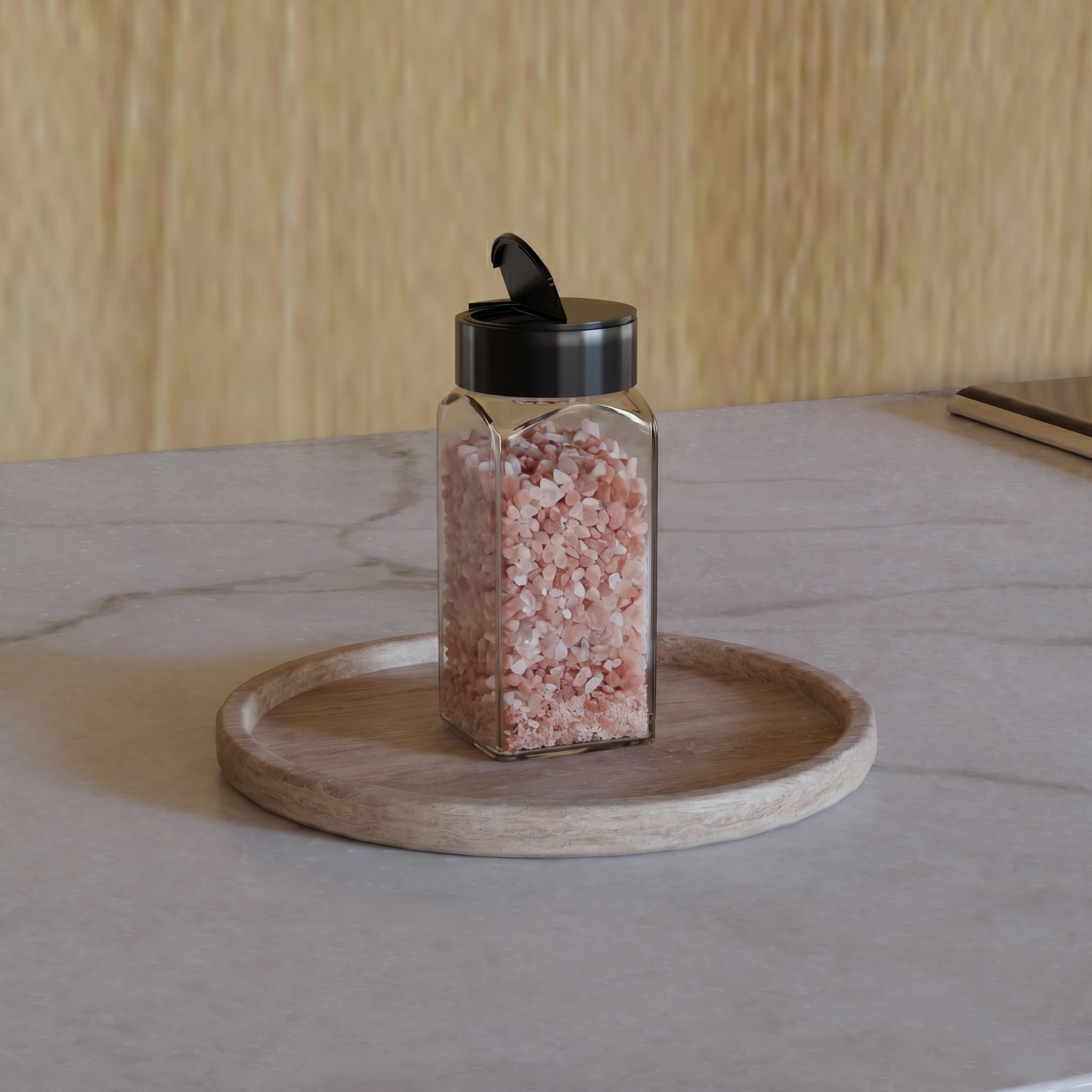 100 ML Salt & Pepper Shaker with Black & Red Cap