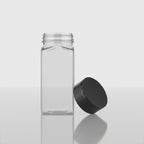100 ML Salt & Pepper Shaker with Black & Red Cap