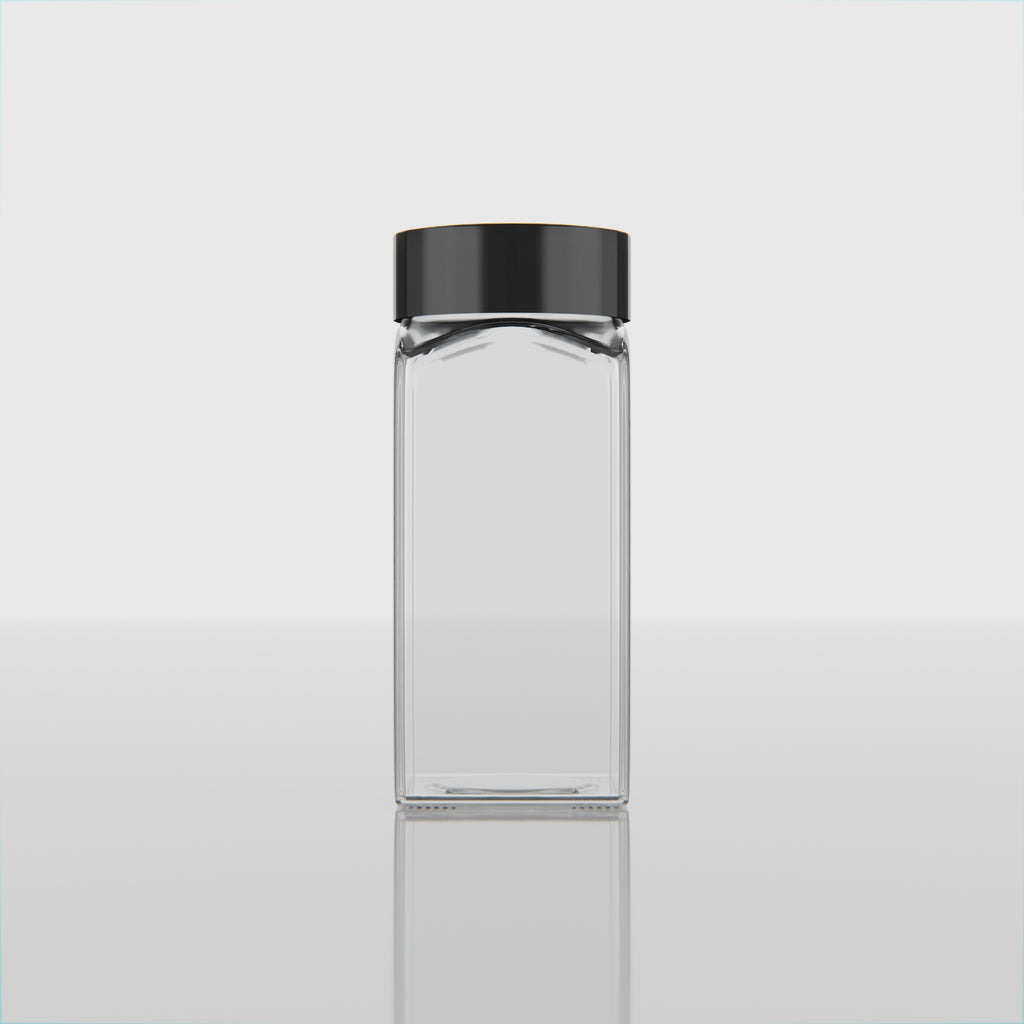 100 ML Salt & Pepper Shaker with Black & Red Cap