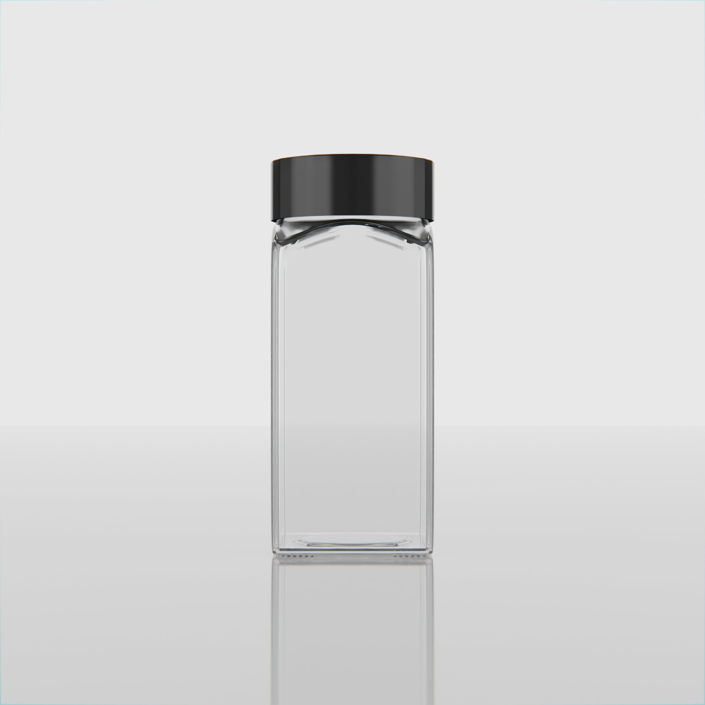 100 ML Salt & Pepper Shaker with Black & Red Cap