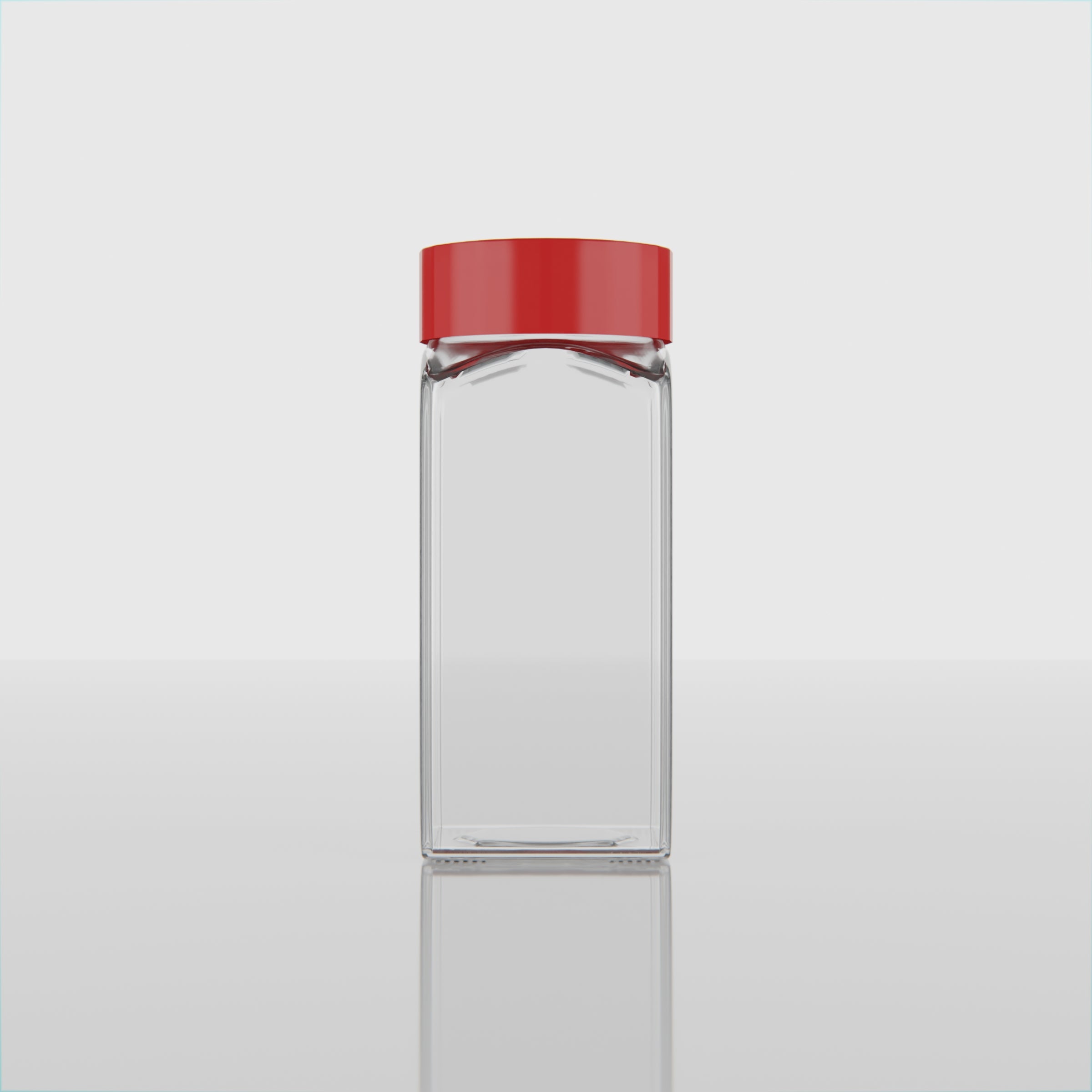 100 ML Salt & Pepper Shaker with Black & Red Cap