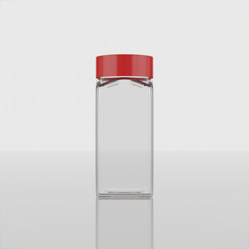 100 ML Salt & Pepper Shaker with Black & Red Cap