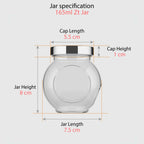 165 ML ZT Glass Jar