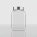 1800 ML Cubical Glass Storage Jars