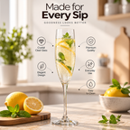 190 ML Premium Clear Wine Glass