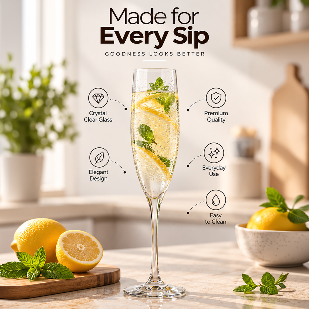 190 ML Premium Clear Wine Glass