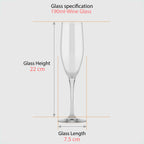 190 ML Premium Clear Wine Glass