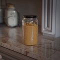 1 KG Butter Glass Jar with Black & Golden Lid
