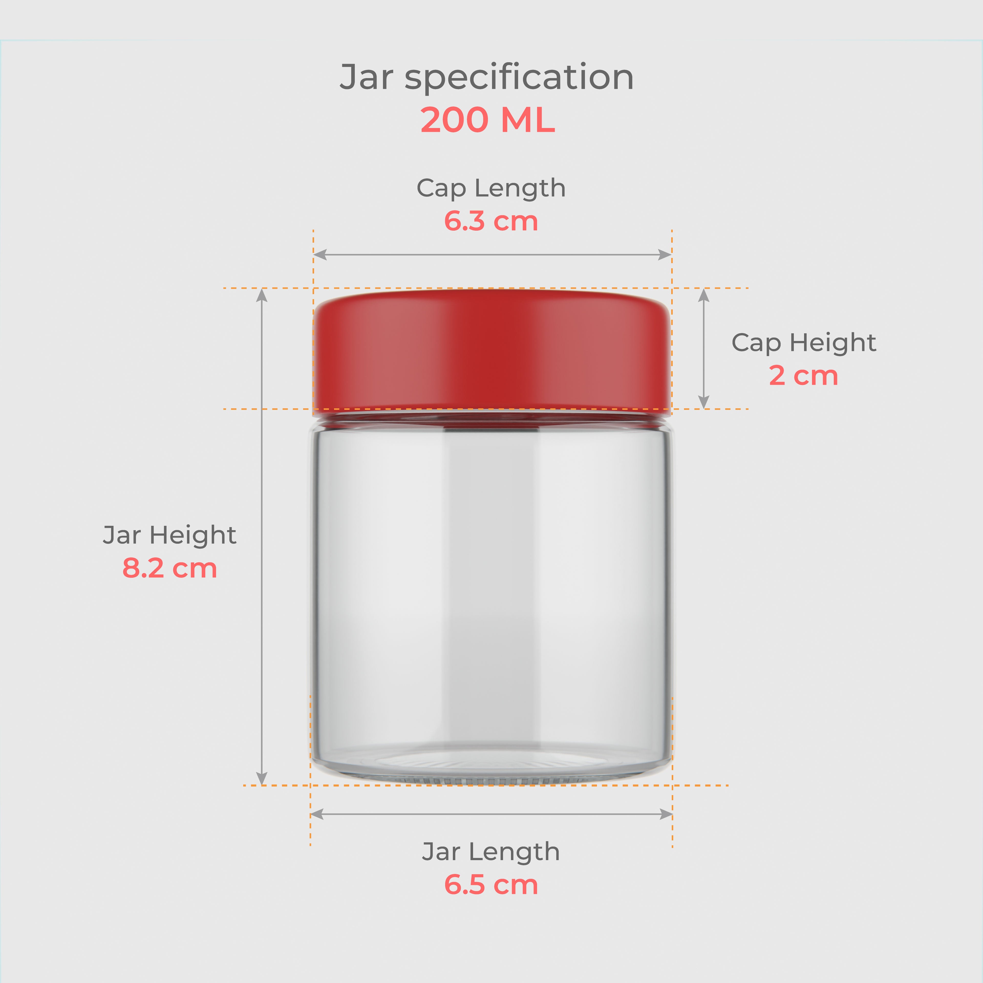 200 ML Multipurpose Containers