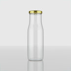 200 ML Milk Glass Bottle with Black, Gold & RX Cap