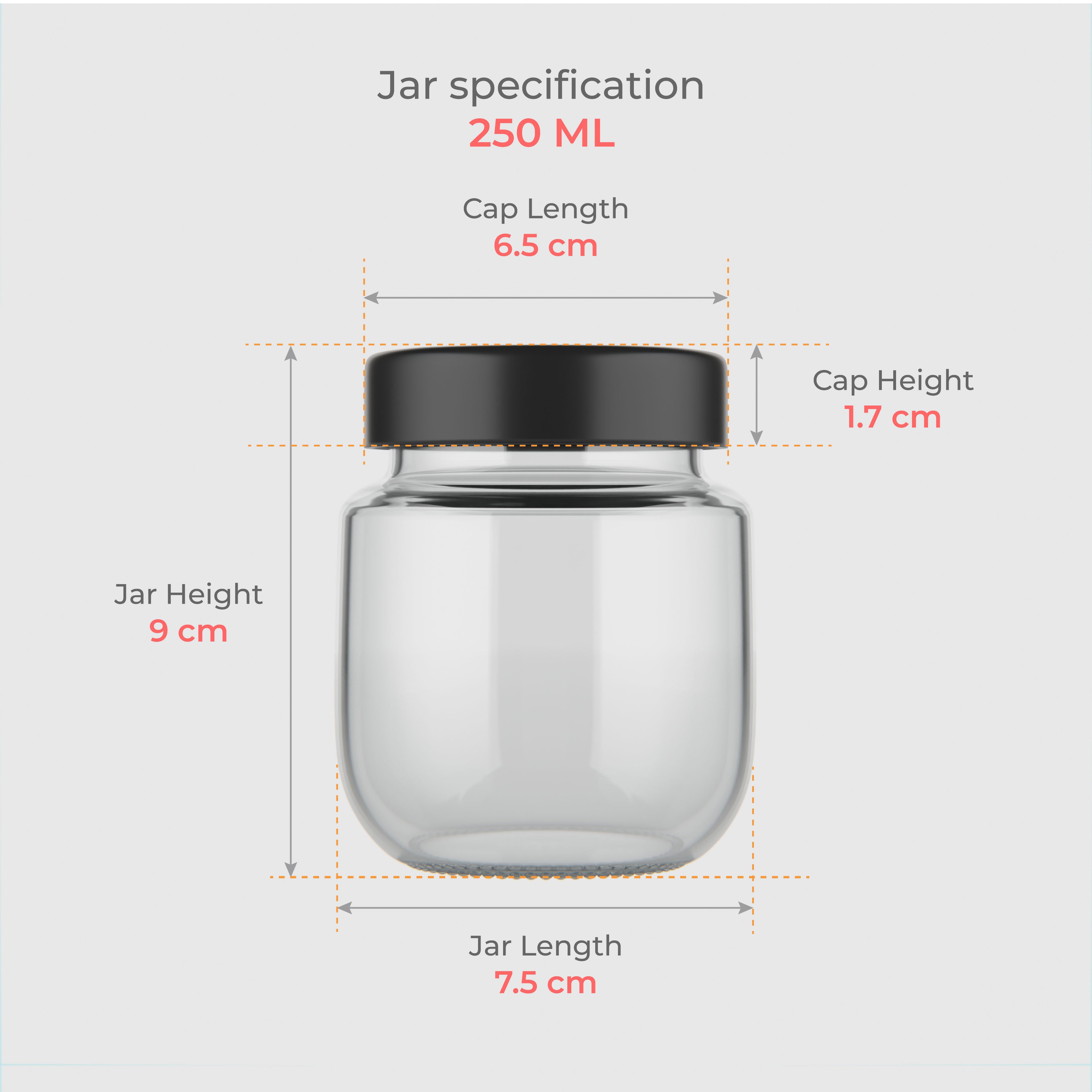 250 ML Multipurpose Containers