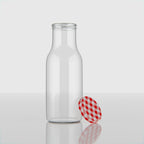 265 ML Milk Glass Bottle with Black, Gold & RX Cap