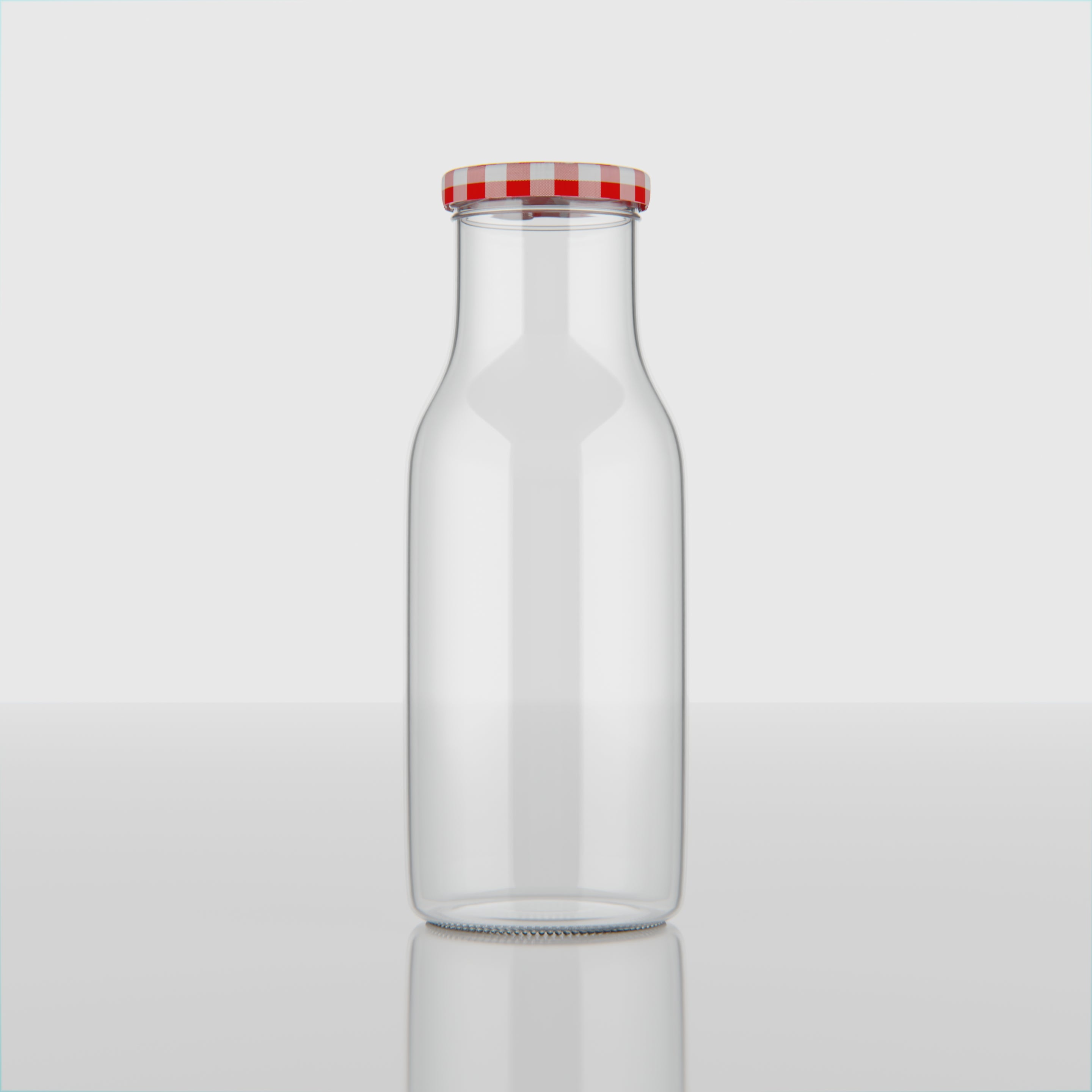 265 ML Milk Glass Bottle with Black, Gold & RX Cap