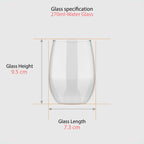 270 ML Clear Water Glasses