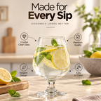 270 ML Premium Clear Wine Glasses
