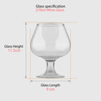 270 ML Premium Clear Wine Glasses