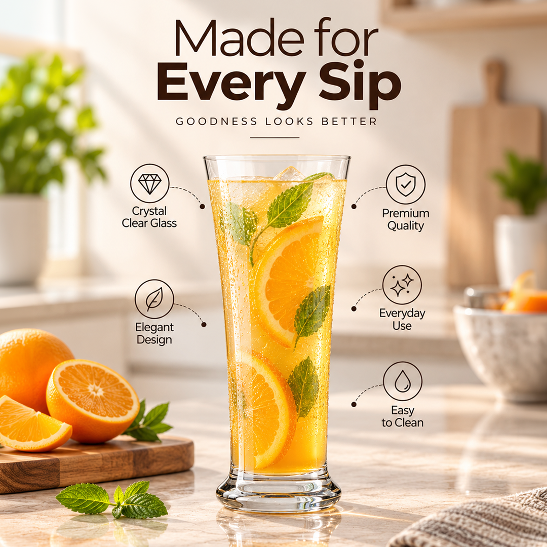 290 ML Clear Water Glasses