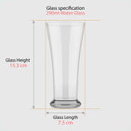 290 ML Clear Water Glasses