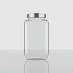 3000 ML Cubical Glass Storage Jars