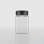 300 ML Cubical Glass Jar