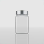 300 ML Cubical Glass Jar