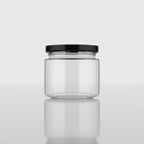 300 ML Nano Glass Storage Jar with Black & Golden Airtight Cap