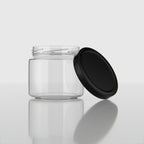 300 ML Nano Glass Storage Jar with Black & Golden Airtight Cap