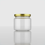 300 ML Nano Glass Storage Jar with Black & Golden Airtight Cap