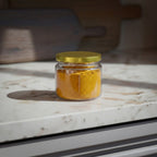 300 ML Nano Glass Storage Jar with Black & Golden Airtight Cap