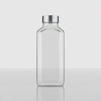 32 OZ French Square Glass Bottle