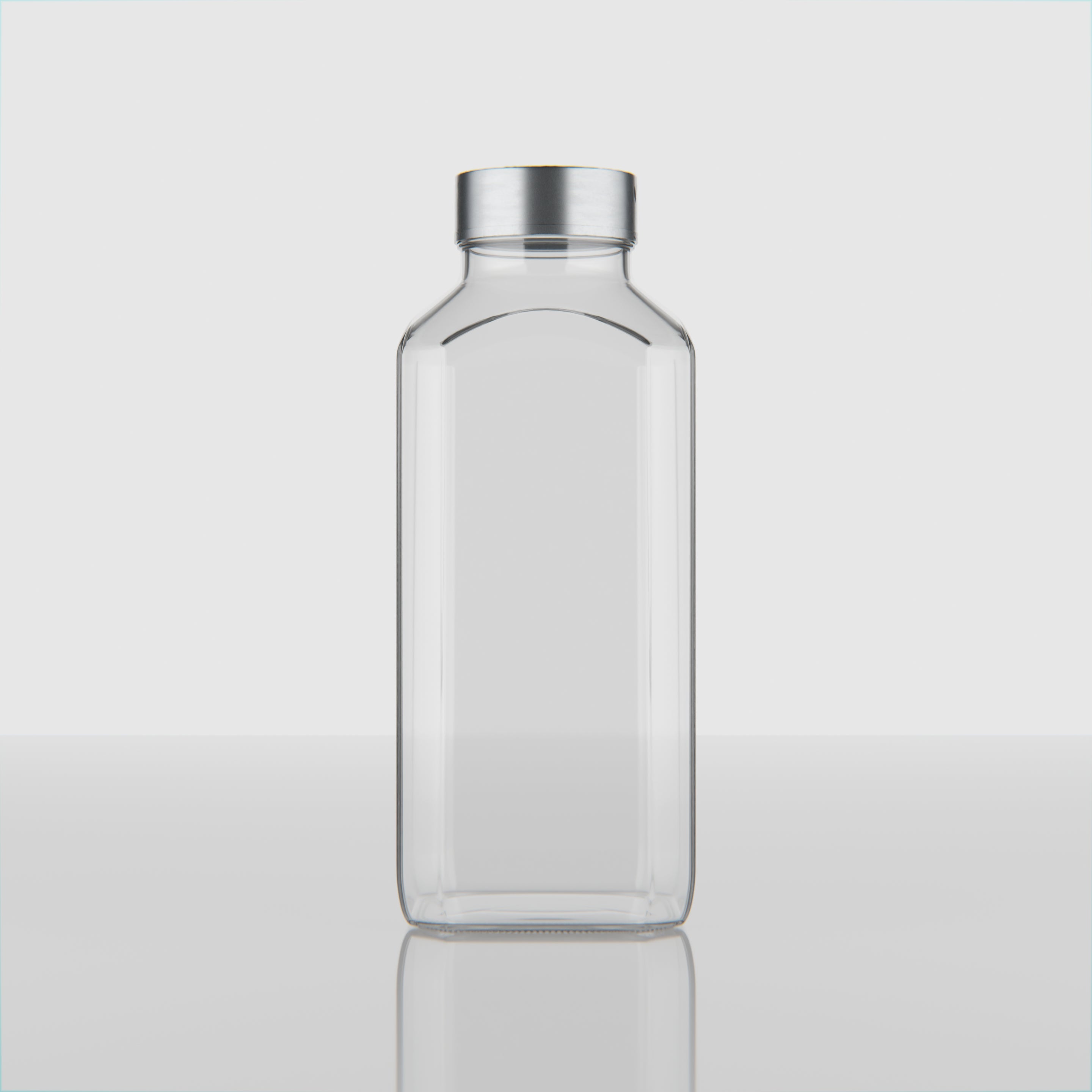 32 OZ French Square Glass Bottle