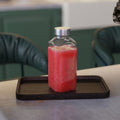 32 OZ French Square Glass Bottle