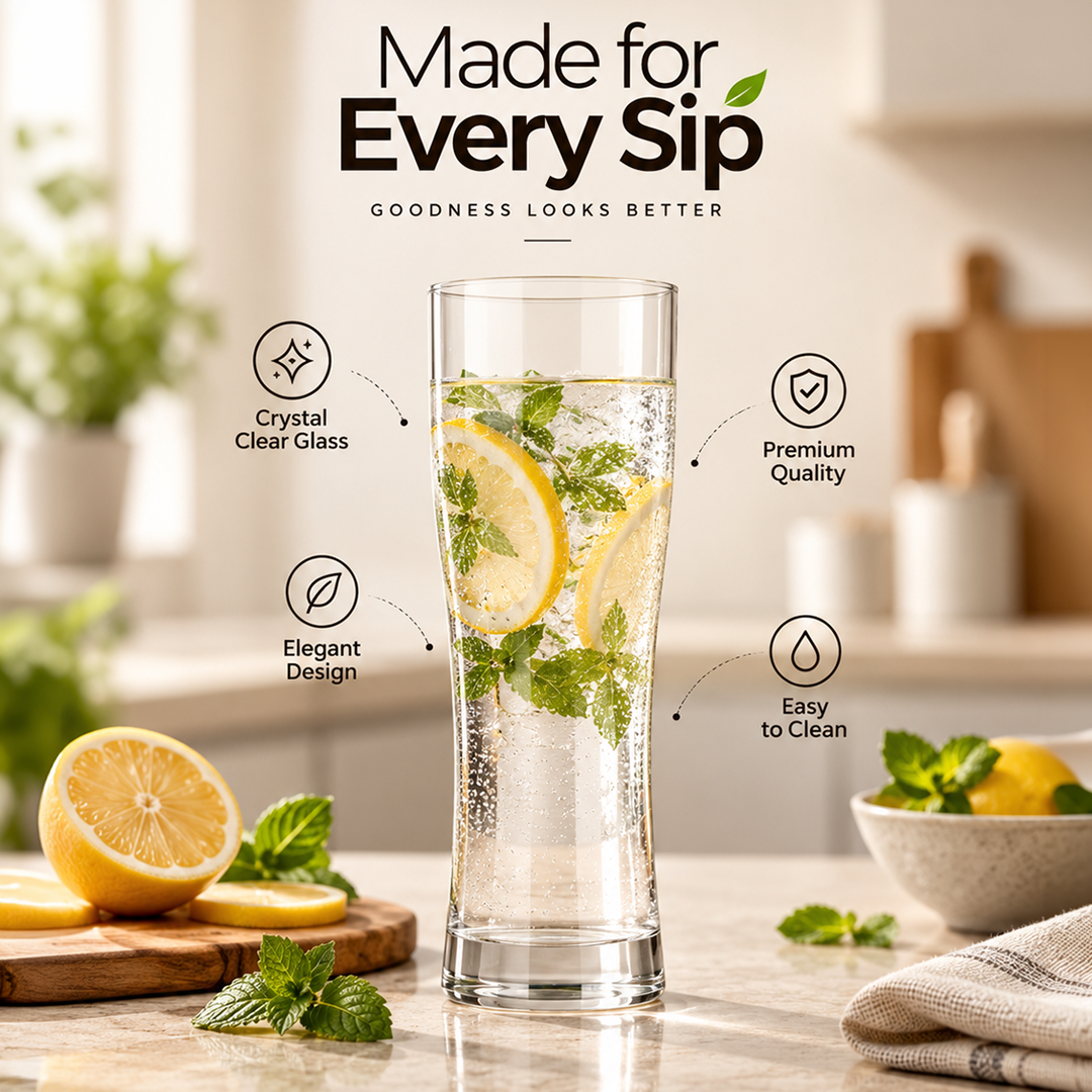 470 ML Extra-Large Clear Water Glasses