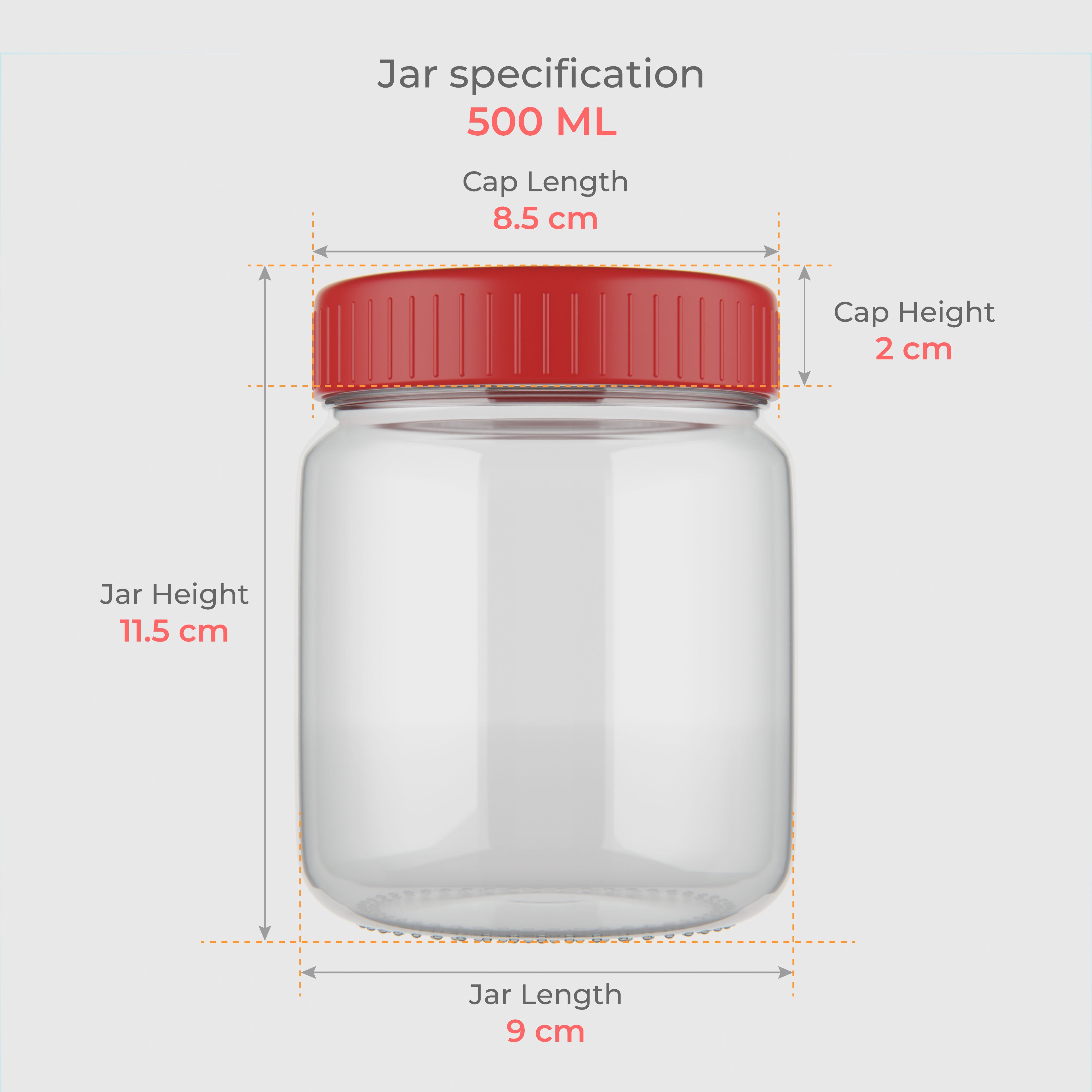 500 ML Multipurpose Containers
