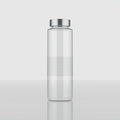500 ML Glass Water Bottle with Steel Cap