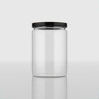 500 ML Butter Glass Jar with Black & Gold Cap