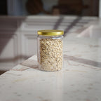 500 ML Butter Glass Jar with Black & Gold Cap