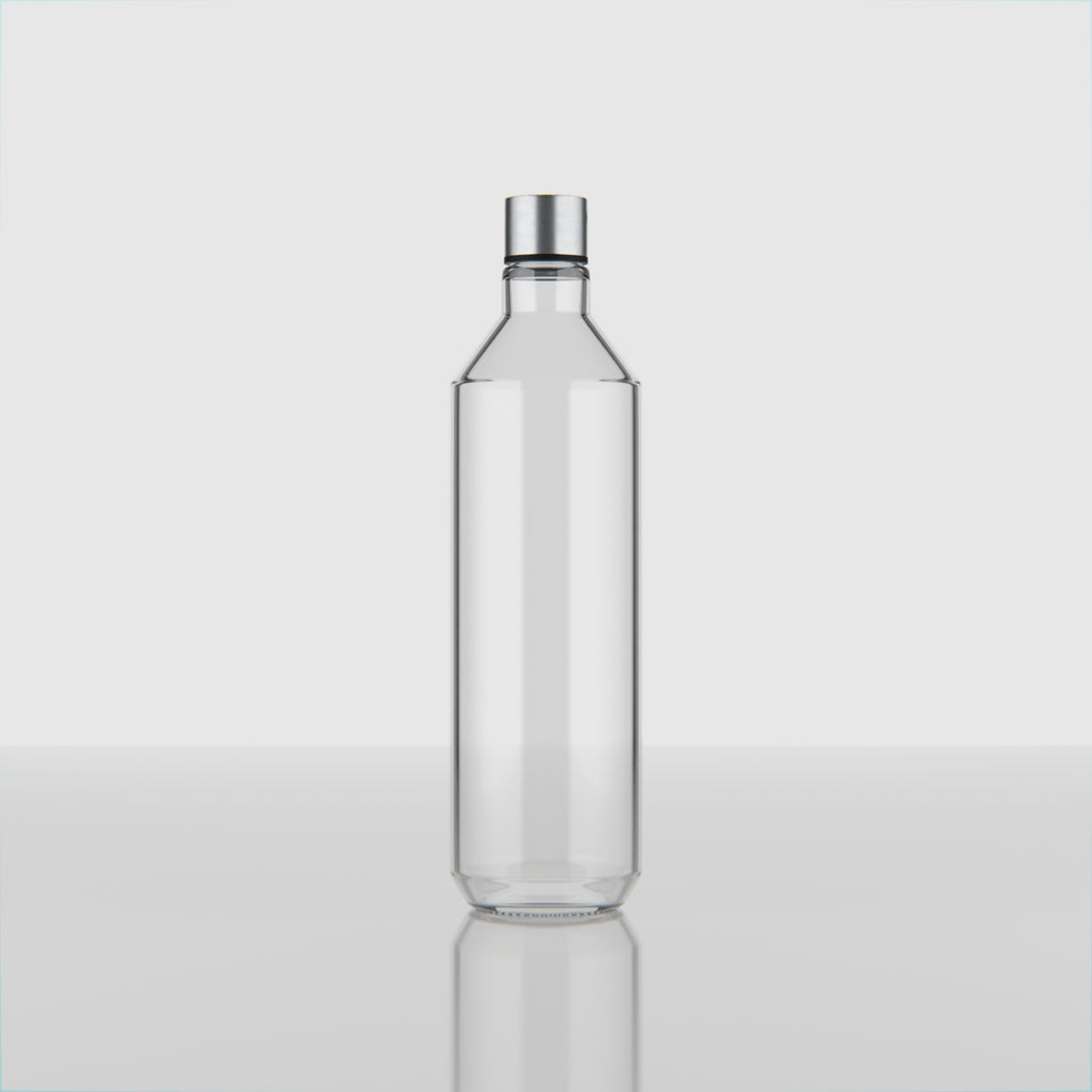 500 ML Glass Water Bottle with Stainless Steel Cap