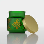 600 ML Rejoice Green Chex Jar
