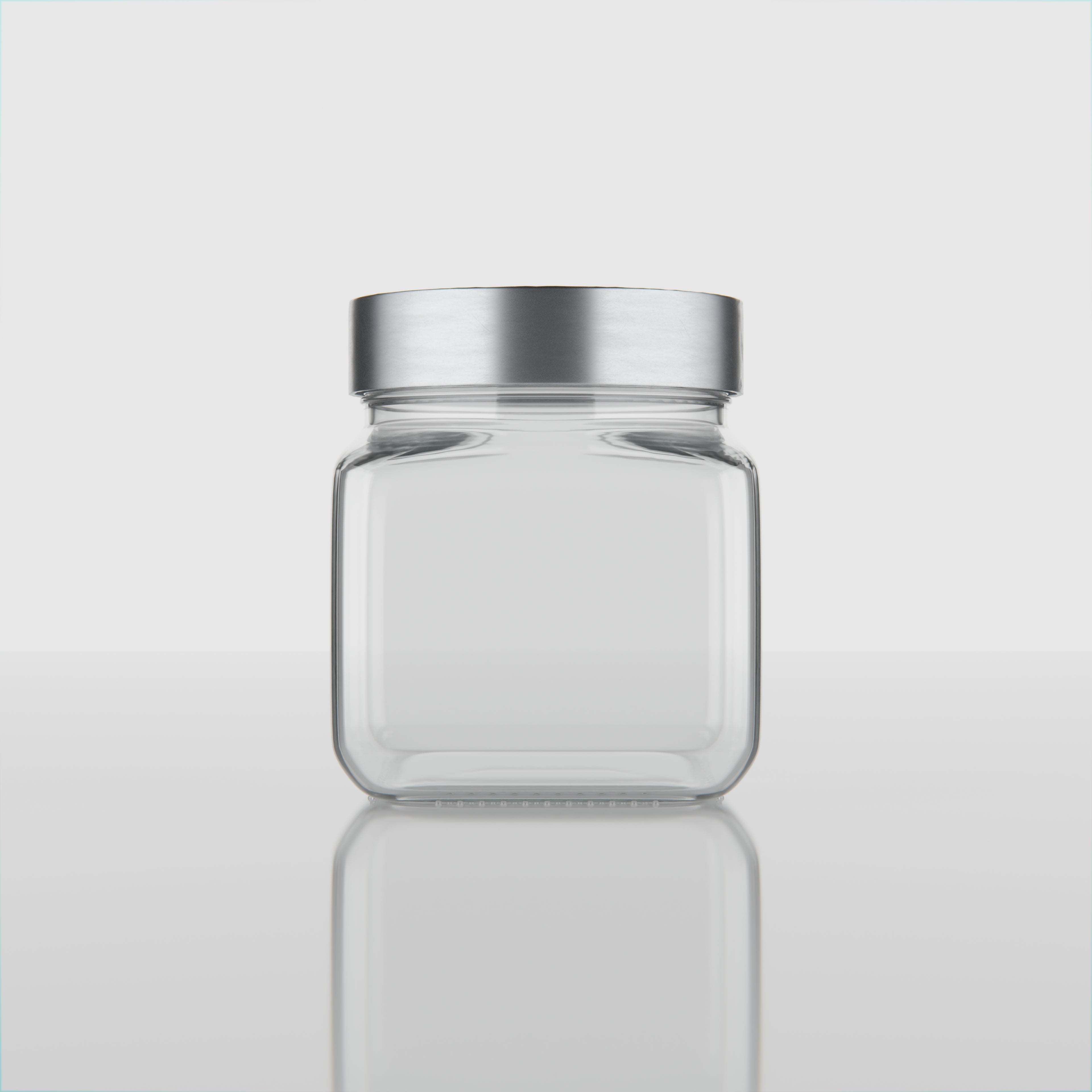600 ML Cubical Glass Jar