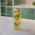 750 ML Snow Glass Water Bottle